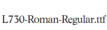 L730-Roman-Regular