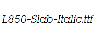 L850-Slab-Italic