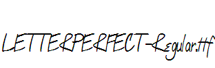 LETTERPERFECT-Regular