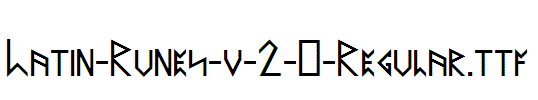 Latin-Runes-v-2-0-Regular