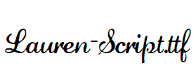 Lauren-Script