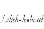 Lilith-Italic