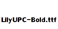 LilyUPC-Bold