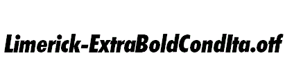 Limerick-ExtraBoldCondIta