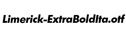 Limerick-ExtraBoldIta