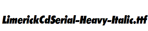 LimerickCdSerial-Heavy-Italic