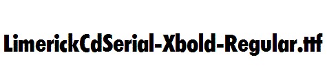 LimerickCdSerial-Xbold-Regular