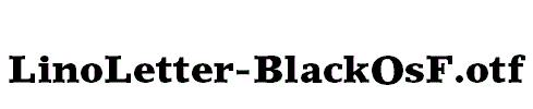 LinoLetter-BlackOsF