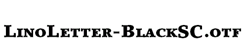 LinoLetter-BlackSC