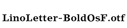 LinoLetter-BoldOsF