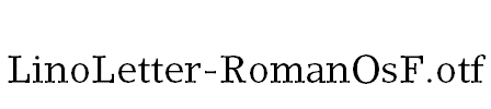 LinoLetter-RomanOsF