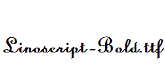 Linoscript-Bold