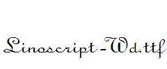 Linoscript-Wd