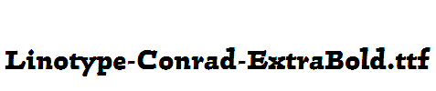 Linotype-Conrad-ExtraBold