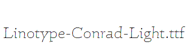 Linotype-Conrad-Light