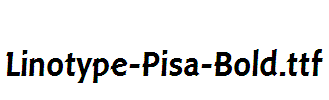 Linotype-Pisa-Bold