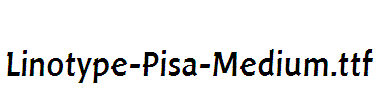 Linotype-Pisa-Medium