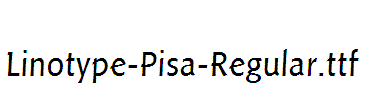 Linotype-Pisa-Regular