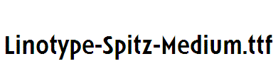 Linotype-Spitz-Medium