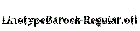 LinotypeBarock-Regular