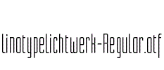 LinotypeLichtwerk-Regular