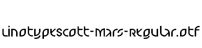 LinotypeScott-Mars-Regular