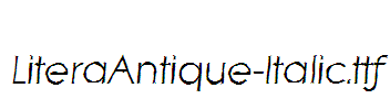 LiteraAntique-Italic