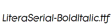 LiteraSerial-BoldItalic