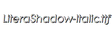 LiteraShadow-Italic