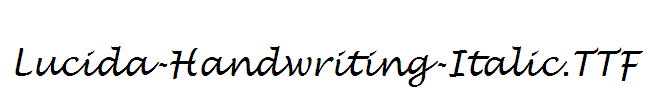 Lucida-Handwriting-Italic