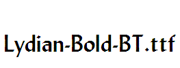 Lydian-Bold-BT