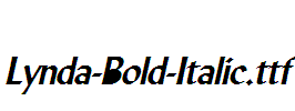Lynda-Bold-Italic