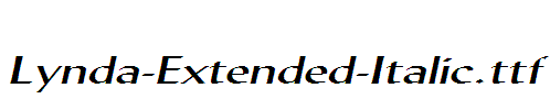 Lynda-Extended-Italic