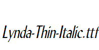 Lynda-Thin-Italic