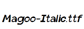 Magoo-Italic