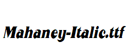 Mahaney-Italic