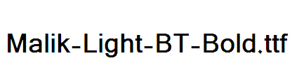 Malik-Light-BT-Bold