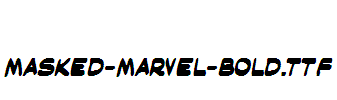 Masked-Marvel-Bold