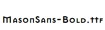 MasonSans-Bold