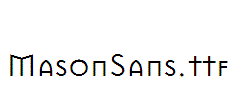 MasonSans