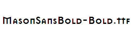 MasonSansBold-Bold