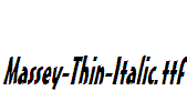 Massey-Thin-Italic