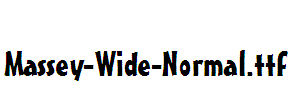 Massey-Wide-Normal