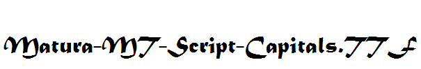 Matura-MT-Script-Capitals