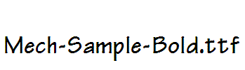 Mech-Sample-Bold