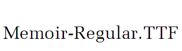 Memoir-Regular