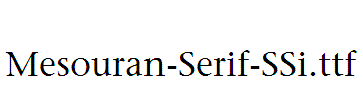 Mesouran-Serif-SSi