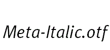 Meta-Italic