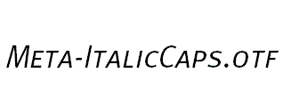 Meta-ItalicCaps