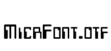 MicrFont